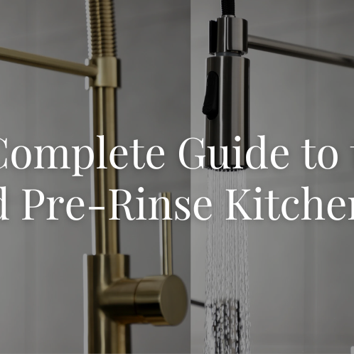 A Complete Guide to the Concord Pre-Rinse Kitchen Faucet