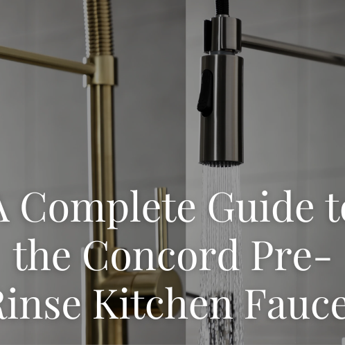 A Complete Guide to the Concord Pre-Rinse Kitchen Faucet