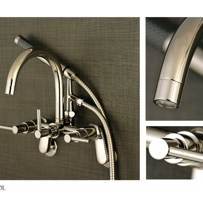 Rejuvenate Refreshing Style with the Bold Geometry of this Bathtub Faucet, AE8156DL