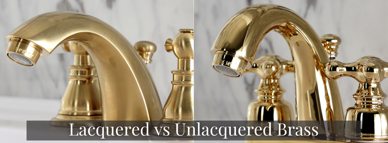 The Difference Between Lacquered & Unlacquered Brass Faucets