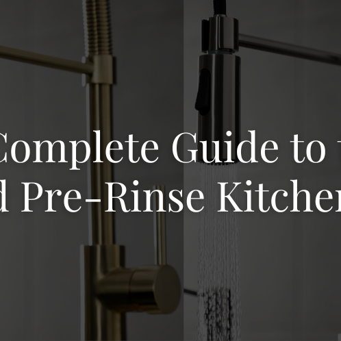 A Complete Guide to the Concord Pre-Rinse Kitchen Faucet