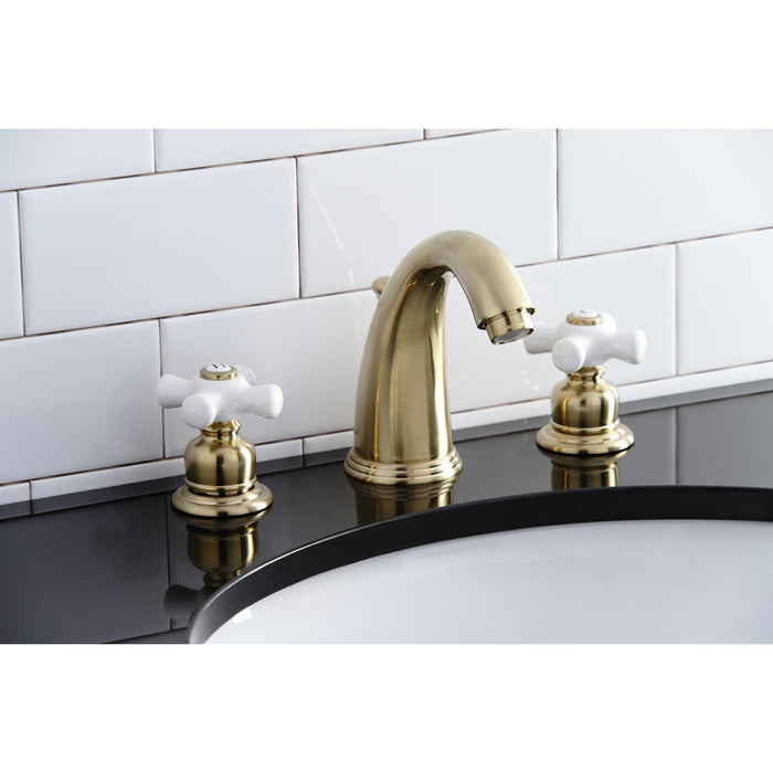 Satin Brass Widespread Bathroom Faucet Feature: KB987PXSB