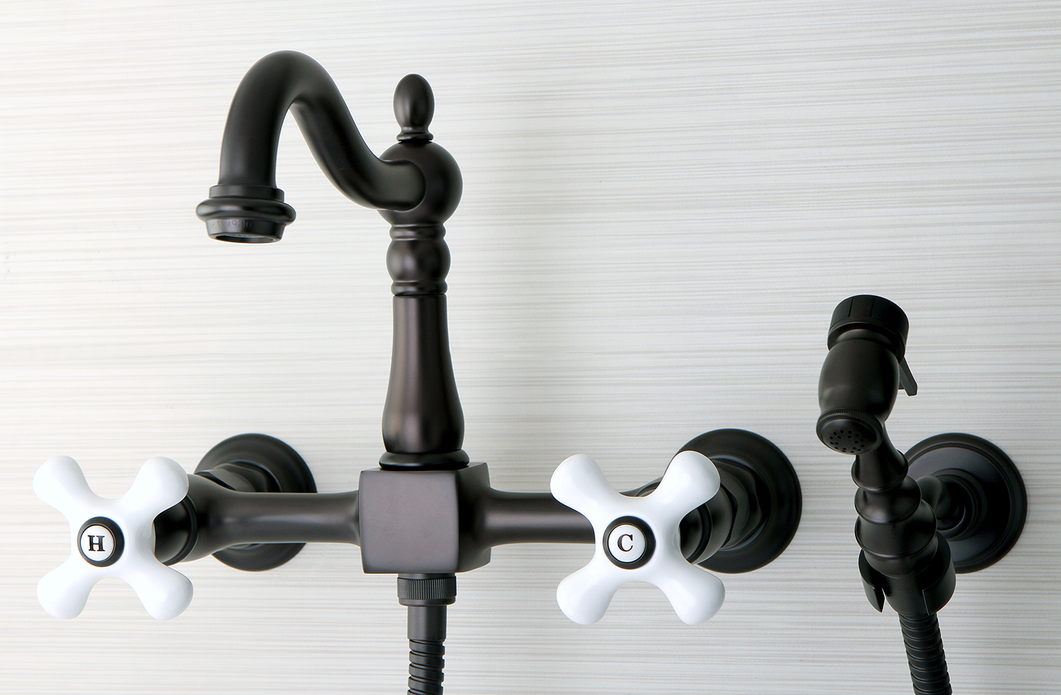 This Kitchen Bridge Faucet is Not Falling Down, KS1268PXBS