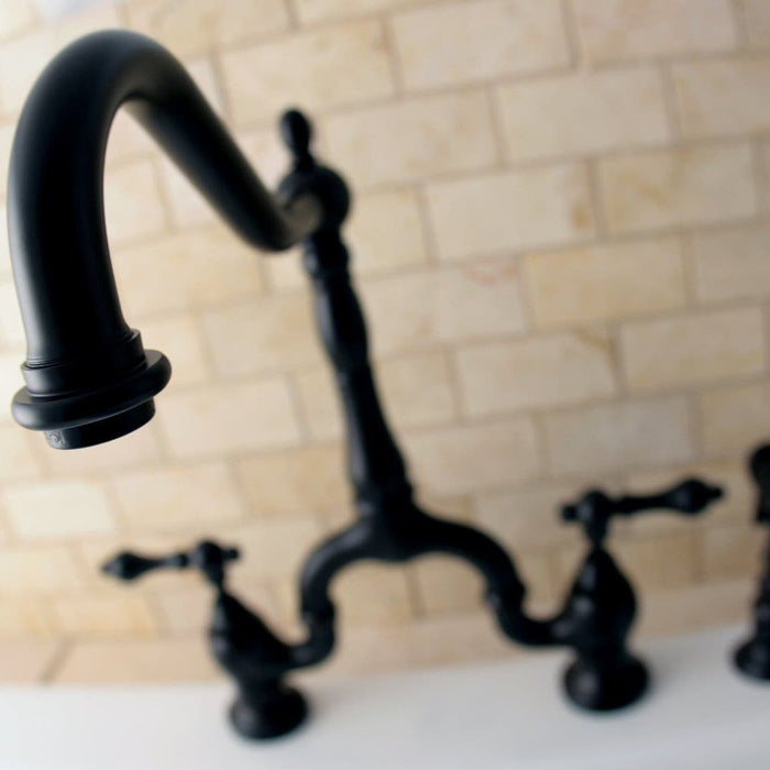 The English Country Bridge Faucet Embodies Elevated Elegance, KS7755ALBS