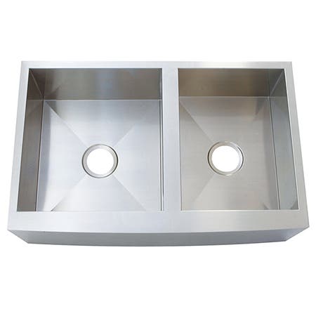 Wash Dishes Easier With The Double-Bowl Kitchen Farmhouse Sink, KUF3321108DBN