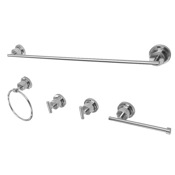 Kingston Brass Governor 3-Pc. Bathroom Accessories Set in Brushed Nickel