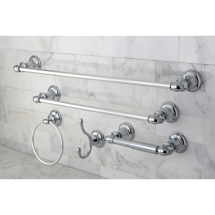 Provence BAHK2612478C 5-Piece Bathroom Hardware Set, Polished Chrome