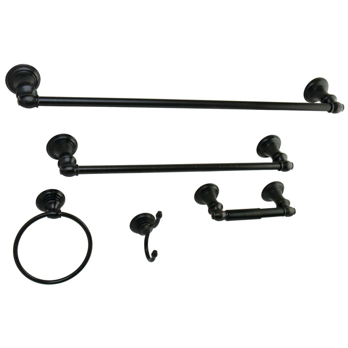 Provence BAHK2612478ORB 5-Piece Bathroom Hardware Set, Oil Rubbed Bronze