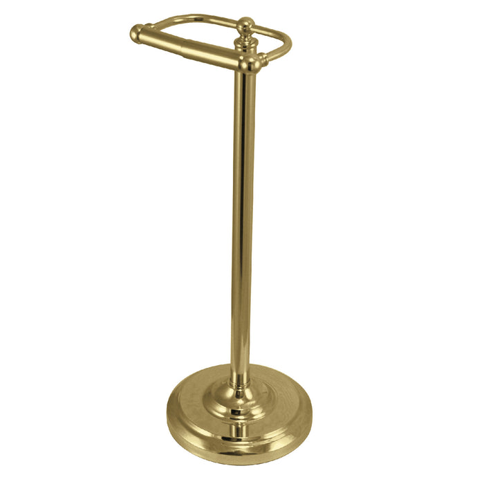 Vintage CC2007 Freestanding Toilet Paper Holder, Brushed Brass