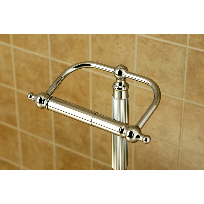 Georgian CC2101 Freestanding Toilet Paper Holder, Polished Chrome