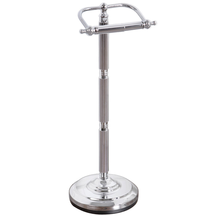 Georgian CC2101 Freestanding Toilet Paper Holder, Polished Chrome