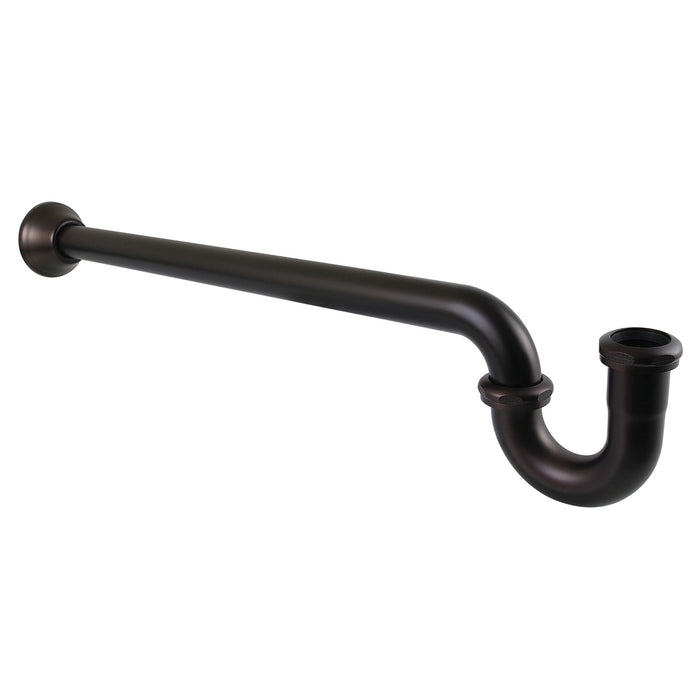 Vintage CC7185 1-1/4 Inch Decor P-Trap with Bell Flange, 24 Inch Length, 18 Gauge, Oil Rubbed Bronze