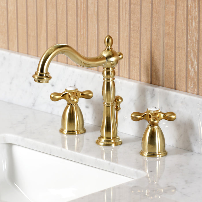 CKVPB36MBSQ7 36-Inch Carrara Marble Console Sink Set with Widespread Bathroom Faucet and Plumbing Trim Kit (8-Inch, 3 Hole), Carrara Marble/Brushed Brass