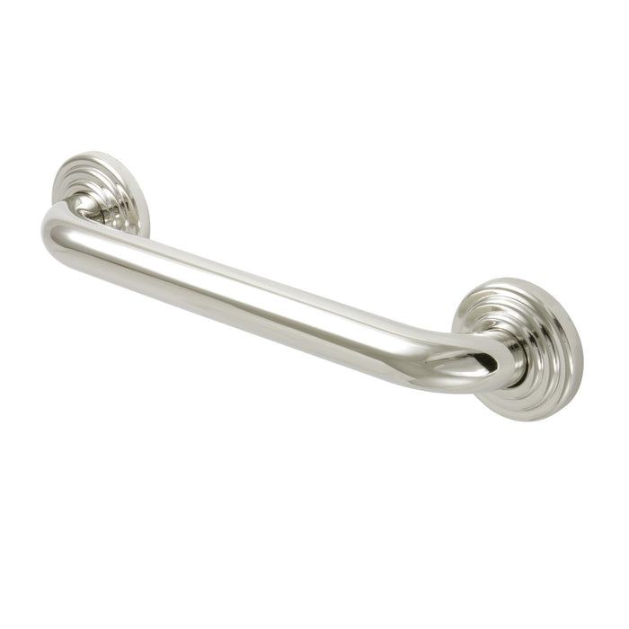 Restoration Thrive In Place DR314126 12-Inch x 1-1/4-Inch O.D. Brass Decorative Grab Bar, Polished Nickel