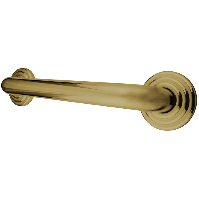 Restoration Thrive In Place DR314162 16-Inch X 1-1/4 Inch O.D Grab Bar,  Polished Brass