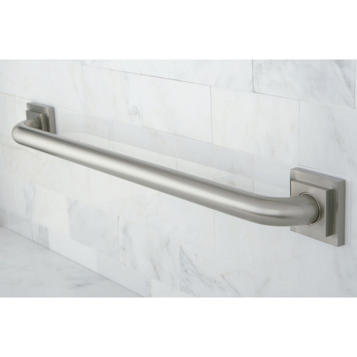 Claremont Thrive In Place DR614248 24-Inch x 1-1/4-Inch O.D. Brass Decorative Grab Bar, Brushed Nickel