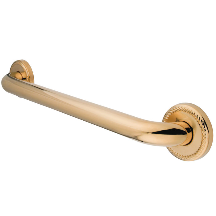 Laurel Thrive In Place DR814162 16-Inch x 1-1/4-Inch O.D. Brass Decorative Grab Bar, Polished Brass