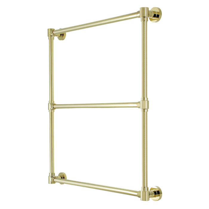 Gallant DTM323032 30-Inch Wall Mount 3-Bar Towel Rack, Polished Brass