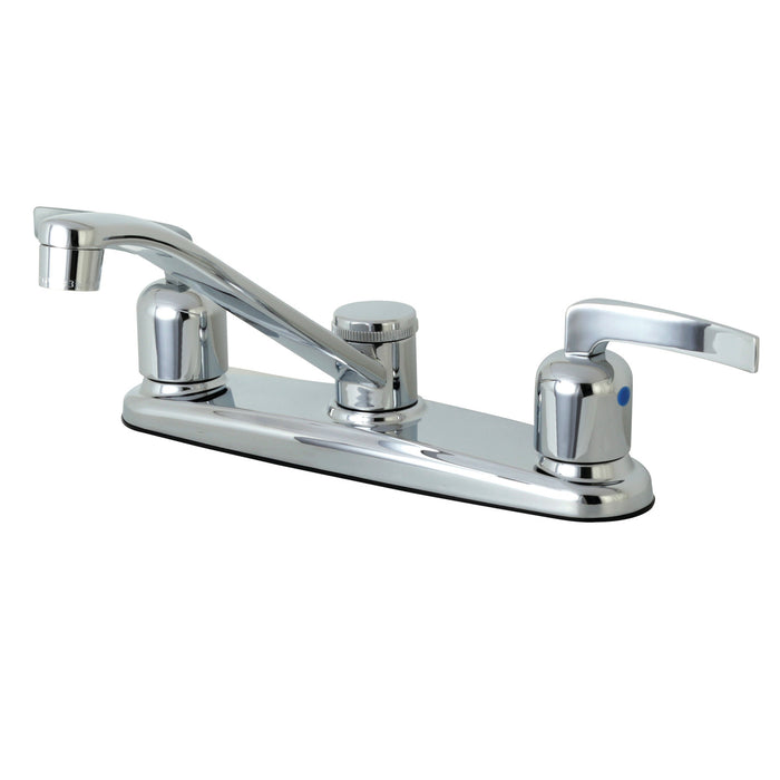 Centurion FB111EFL Two-Handle 2-Hole 8" Centerset Kitchen Faucet, Polished Chrome