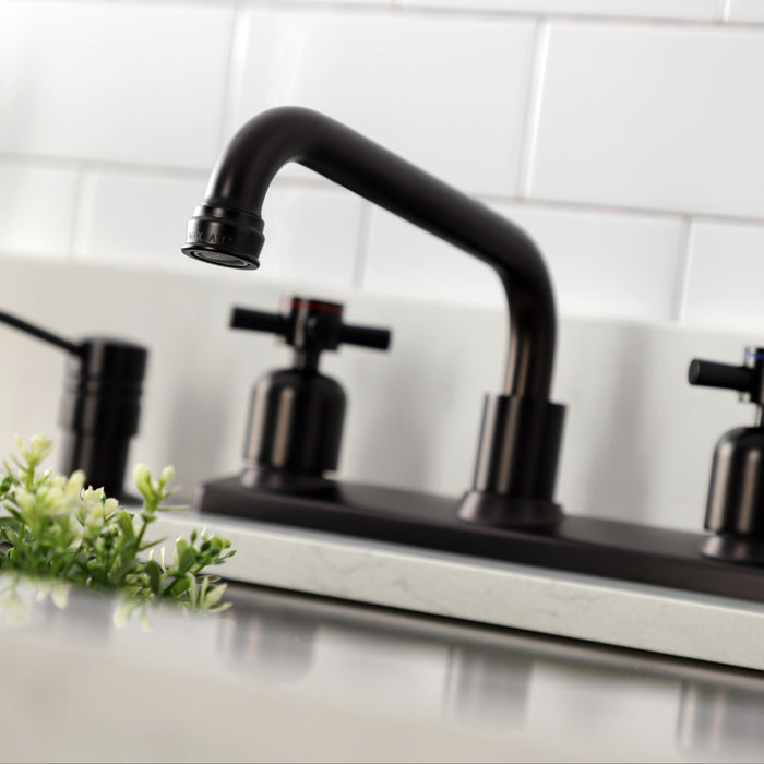 Concord FB2135DX Two-Handle 2-Hole 8" Centerset Kitchen Faucet, Oil Rubbed Bronze