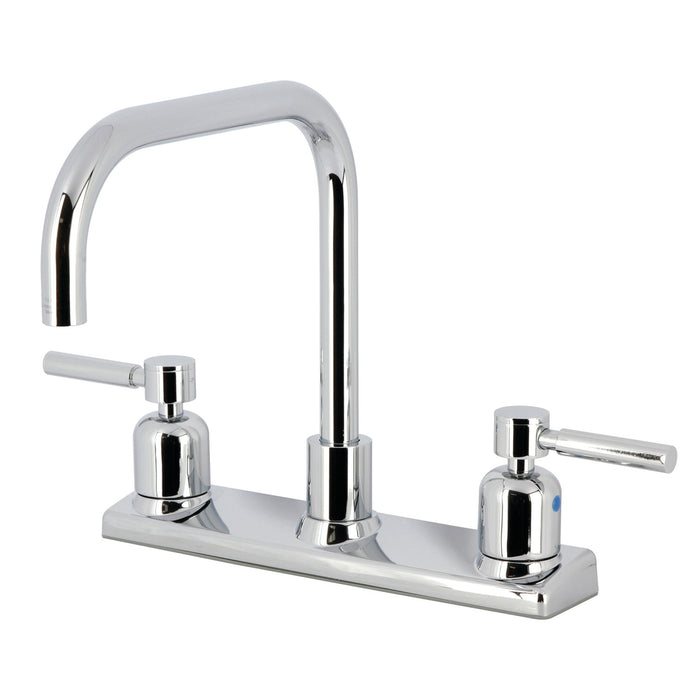 Concord FB2141DL Two-Handle 2-Hole Deck Mount 8" Centerset Kitchen Faucet, Polished Chrome