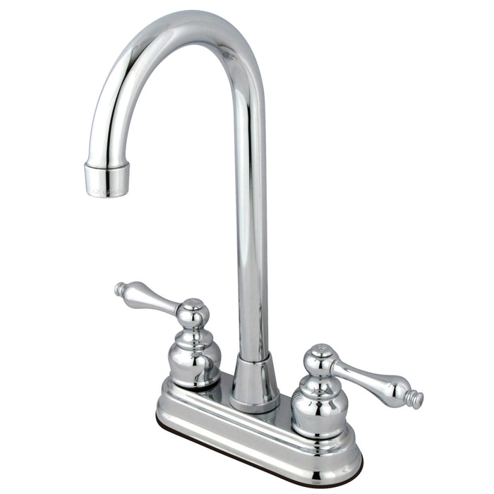 Victorian FB491AL Two-Handle 2-Hole Deck Mount Bar Faucet, Polished Chrome