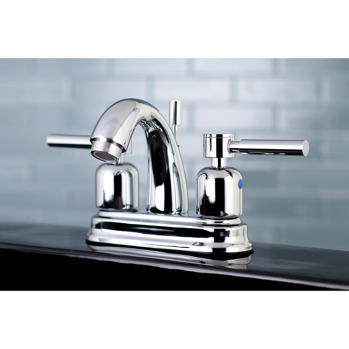 Concord FB5611DL Double-Handle 3-Hole Deck Mount 4-Inch Centerset Bathroom Faucet with Pop-Up Drain, Polished Chrome