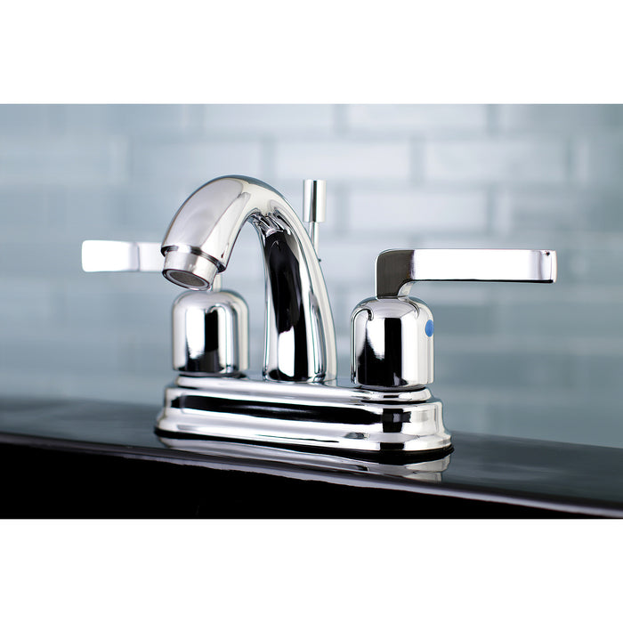 Centurion FB5611EFL Double-Handle 3-Hole Deck Mount 4-Inch Centerset Bathroom Faucet with Pop-Up Drain, Polished Chrome