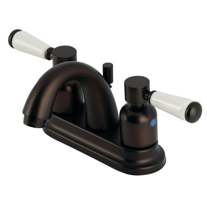 Paris FB5615DPL Double-Handle 3-Hole Deck Mount 4-Inch Centerset Bathroom Faucet with Pop-Up Drain, Oil Rubbed Bronze