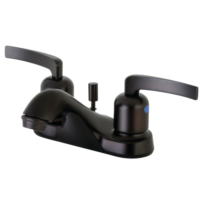 Centurion FB5625EFL Double-Handle 3-Hole Deck Mount 4-Inch Centerset Bathroom Faucet with Pop-Up Drain, Oil Rubbed Bronze