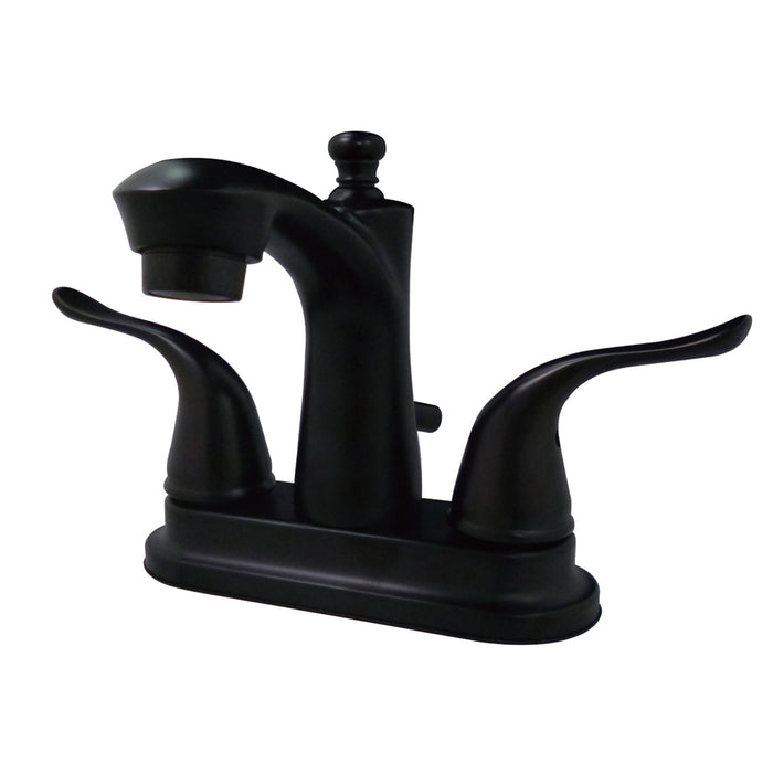 Yosemite FB7625YL Double-Handle 3-Hole Deck Mount 4-Inch Centerset Bathroom Faucet with Pop-Up Drain, Oil Rubbed Bronze