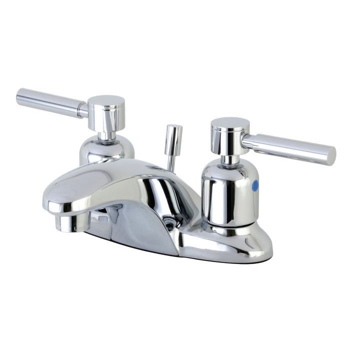 Concord FB8621DL Double-Handle 3-Hole Deck Mount 4-Inch Centerset Bathroom Faucet with Pop-Up Drain, Polished Chrome