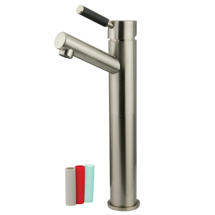 Kaiser FS8418DKL Single-Handle 1-Hole Deck Mount Vessel Faucet, Brushed Nickel