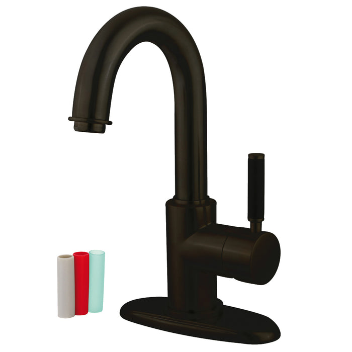 Kaiser FS8435DKL Single-Handle 1-or-3 Hole Deck Mount 4-Inch Centerset Bathroom Faucet with Push-Up Pop-Up, Oil Rubbed Bronze