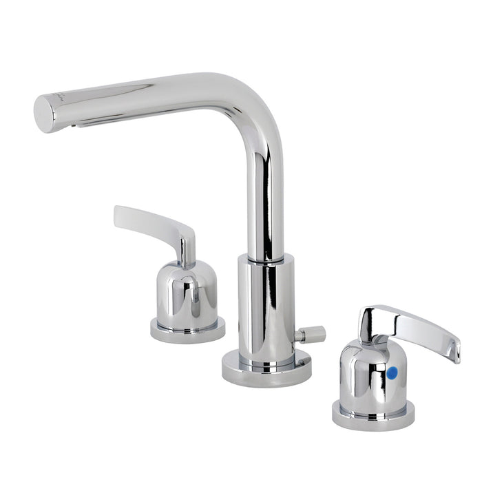 Centurion FSC8951EFL Two-Handle 3-Hole Deck Mount Widespread Bathroom Faucet with Brass Pop-Up Drain, Polished Chrome