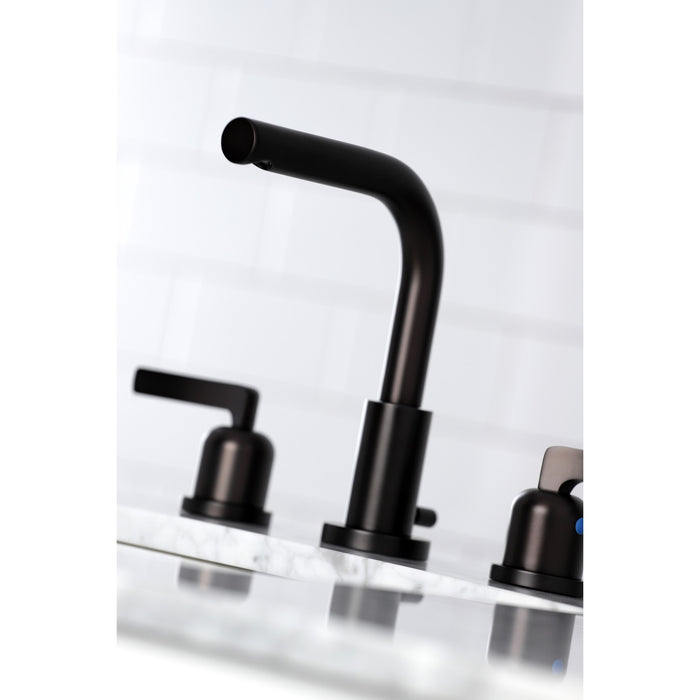 Centurion FSC8955EFL Two-Handle 3-Hole Deck Mount Widespread Bathroom Faucet with Brass Pop-Up Drain, Oil Rubbed Bronze