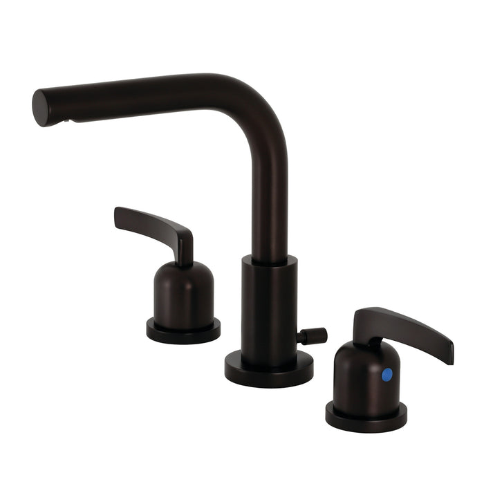 Centurion FSC8955EFL Two-Handle 3-Hole Deck Mount Widespread Bathroom Faucet with Brass Pop-Up Drain, Oil Rubbed Bronze