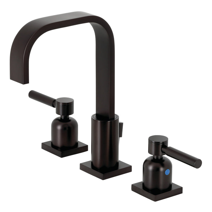 Concord FSC8965DL Two-Handle 3-Hole Deck Mount Widespread Bathroom Faucet with Retail Pop-Up Drain, Oil Rubbed Bronze