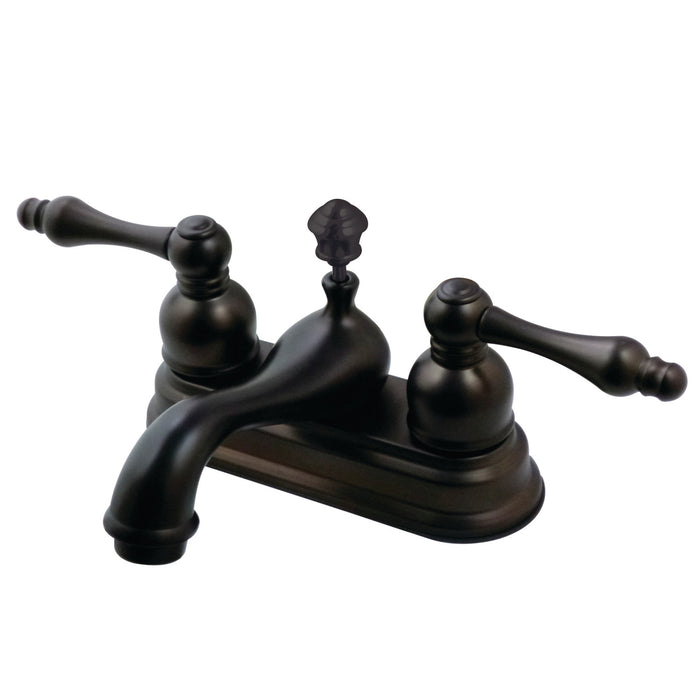 American Classic FSY3605ACL Double-Handle 3-Hole Deck Mount 4-Inch Centerset Bathroom Faucet with Pop-Up Drain, Oil Rubbed Bronze