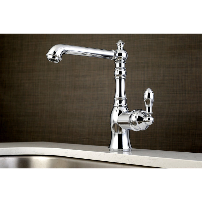 American Classic FSY7201ACL Single-Handle 1-or-3 Hole Deck Mount 4-Inch Centerset Bathroom Faucet with Push-Up Pop-Up, Polished Chrome