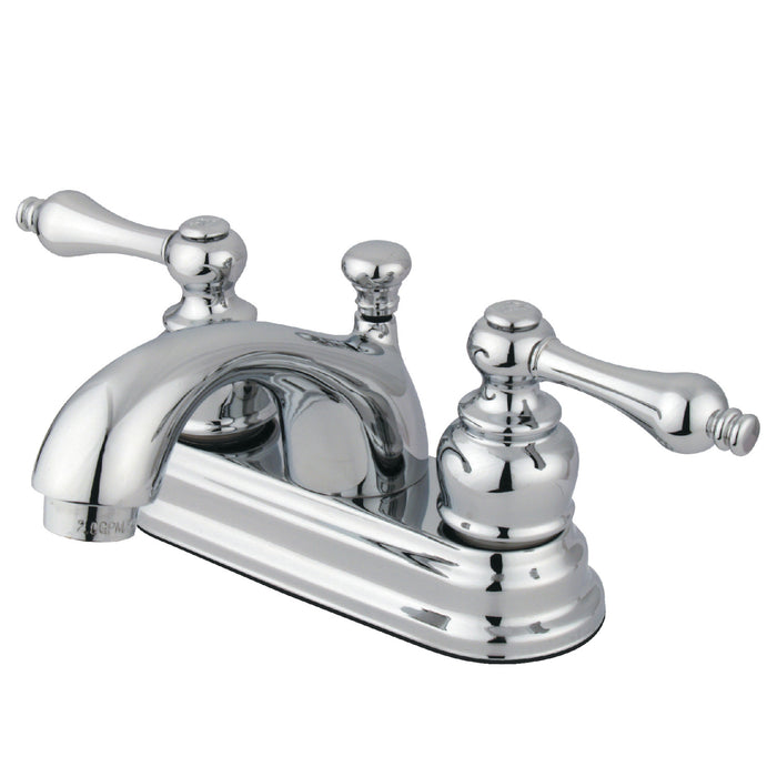 Vintage GKB2601AL Double-Handle 3-Hole Deck Mount 4-Inch Centerset Bathroom Faucet with Pop-Up Drain, Polished Chrome