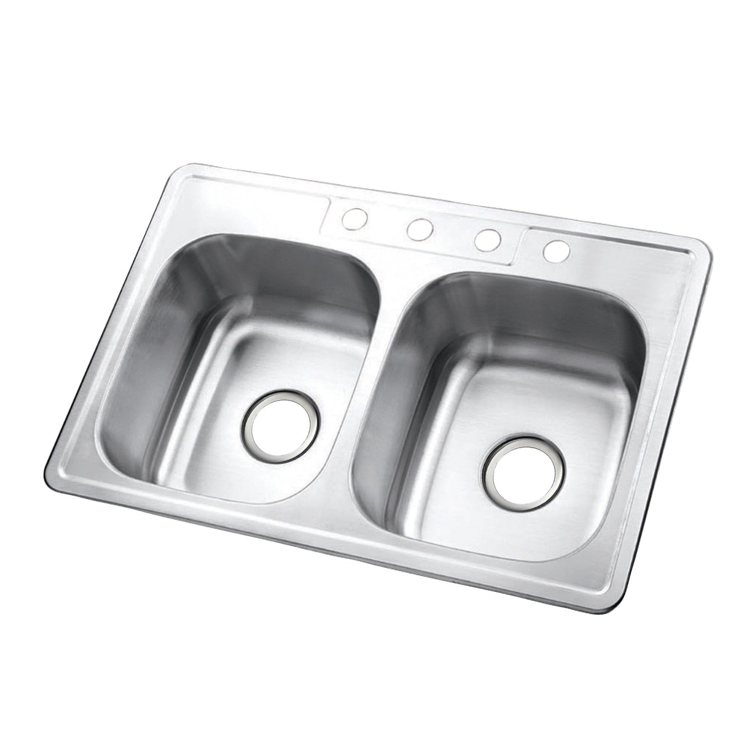 KINGSTON good BRASS KGKUD3221 UNDERMOUNT STAINLESS STEEL DOUBLE BOWL KITCHEN SINK