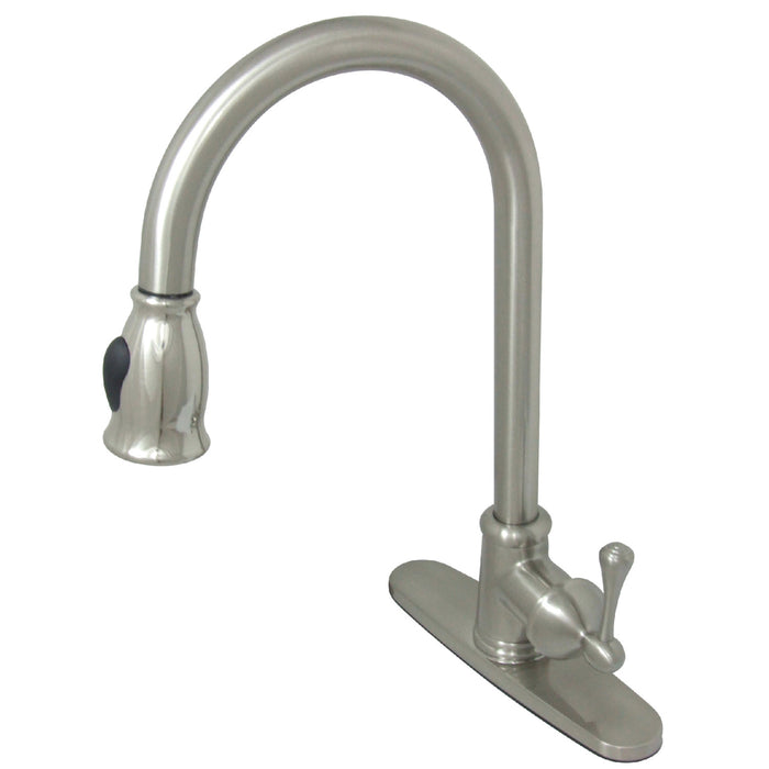 Vintage GS7888BL Single-Handle Pull-Down Kitchen Faucet, Brushed Nickel