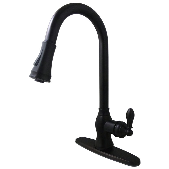 American Classic GSY7775ACL Single-Handle Pull-Down Kitchen Faucet, Oil Rubbed Bronze