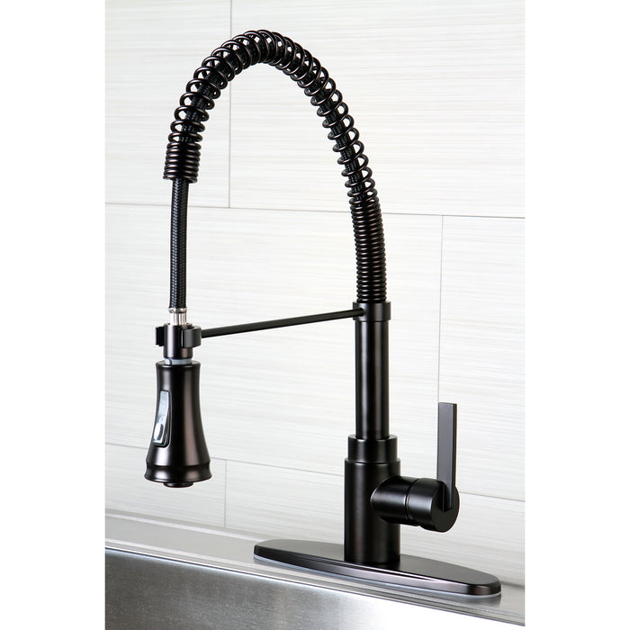 Continental GSY8875CTL Single-Handle 1-or-3 Hole Deck Mount Pre-Rinse Kitchen Faucet, Oil Rubbed Bronze