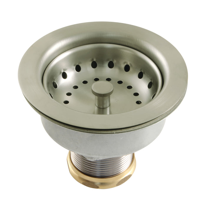 Tacoma K112BN 3-1/2 Inch Kitchen Sink Basket Strainer Only, Brushed Nickel