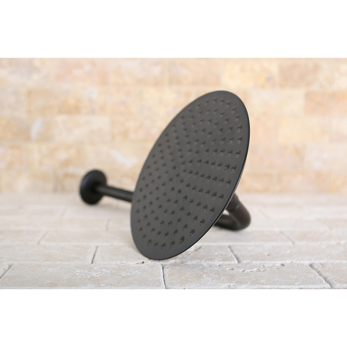 Shower Scape K136A5CK 7-3/4 Inch Brass Shower Head with 12-Inch Shower Arm, Oil Rubbed Bronze