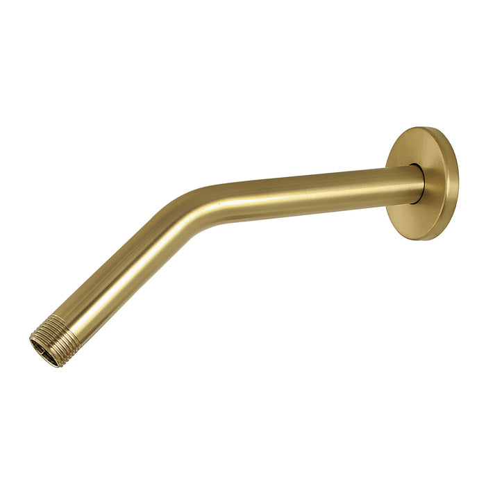 Shower Scape K162R7 10-Inch Shower Arm with Flange, Brushed Brass