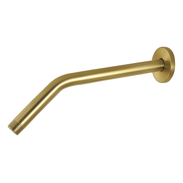 Shower Scape K163R7 12-Inch Shower Arm with Flange, Brushed Brass