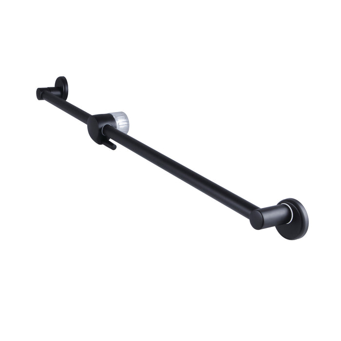 Made To Match K180A0 24-Inch Brass Shower Slide Bar, Matte Black